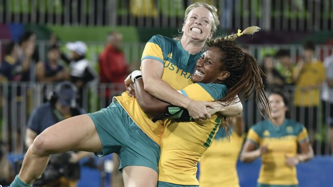 An elated Ellia Green at the Rio Olympics.