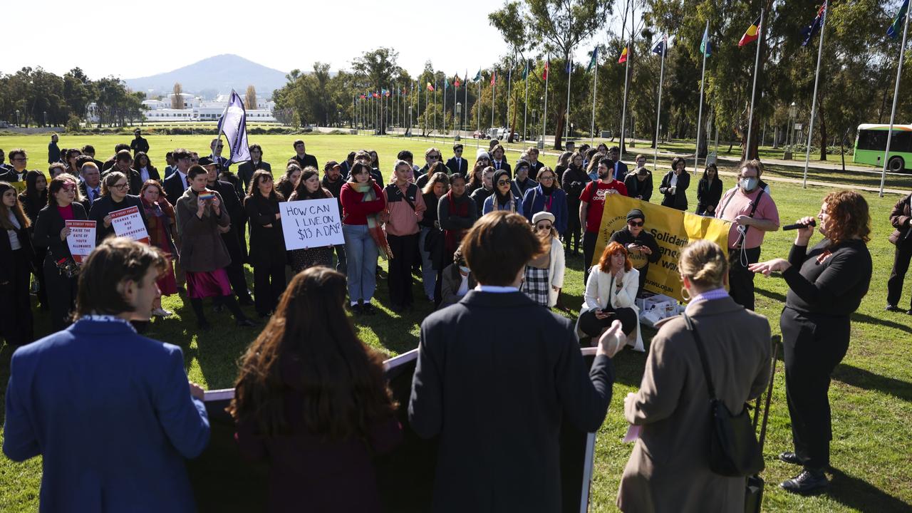 Students are feeling the pinch amid a cost of living crisis and a hefty increase to their student loans come June. Picture: NCA NewsWire/ Dylan Robinson