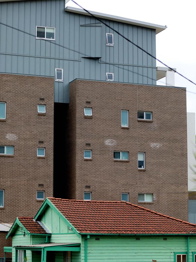 Only a handful of houses on one side of Veron St remain amid a sea of unit blocks. Picture: Angelo Velardo