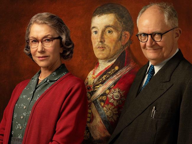 British Film Festival: Jim Broadbent and Helen Mirren in The Duke. Picture: Supplied
