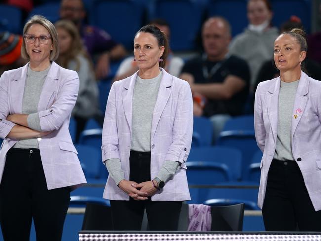 Katie Walker (R) will lead the Firebirds for the remaining four rounds. Picture: Jason McCawley/Getty Images