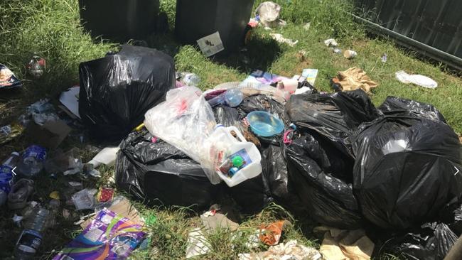 Mr Snell said he believed there was about 60 cubic metres of garbage that would need to be removed. Picture: Crystal Jones