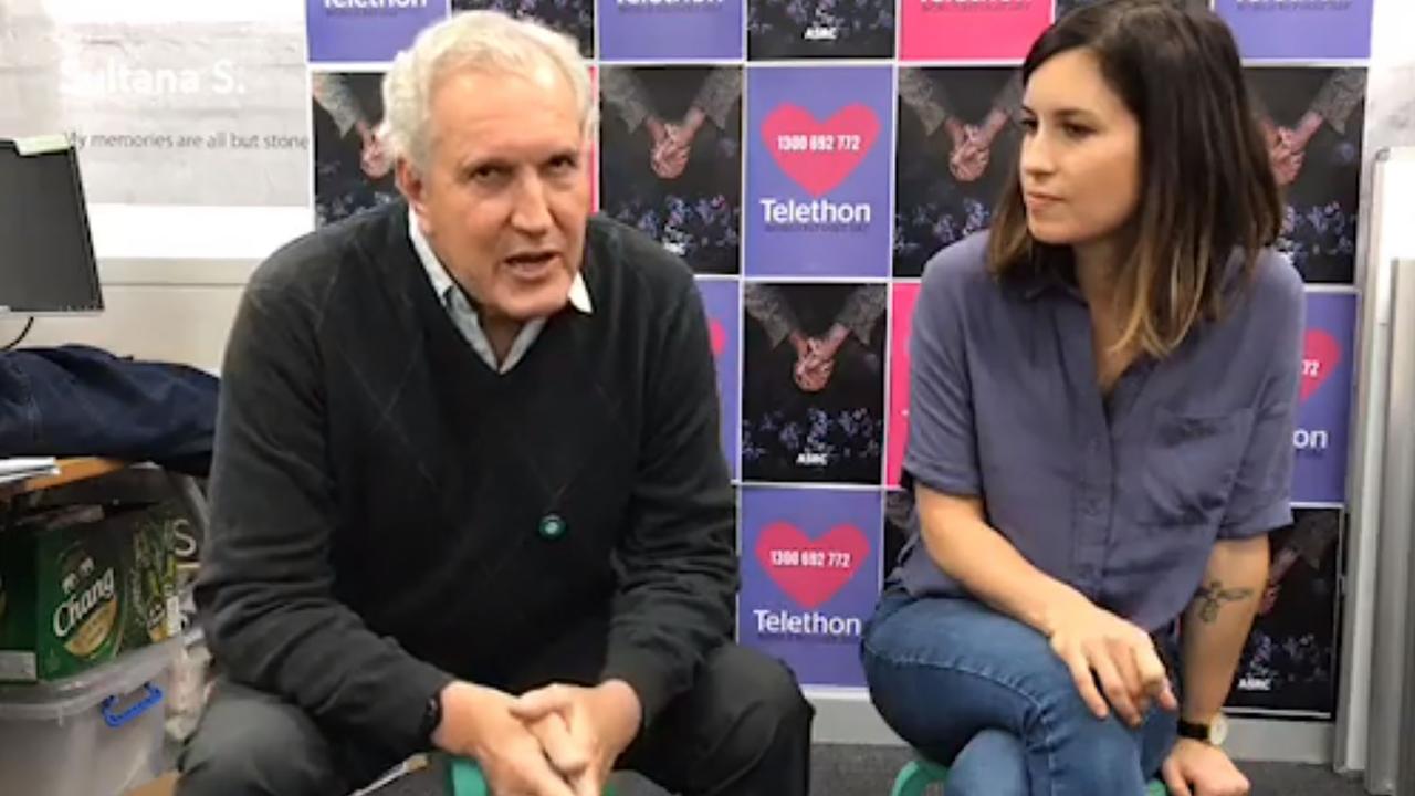 Missy Higgins with her father Chris Higgins. Picture: Facebook