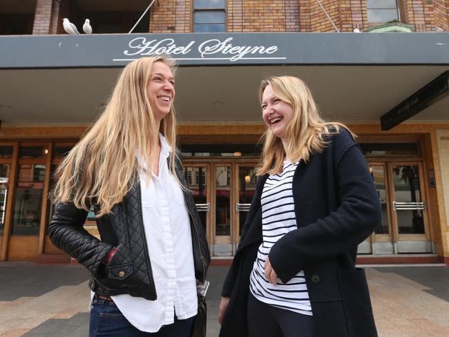 Tessa Gosselin and Angela Kudryashova say it was fair for the pub to close if it didn't pay the fine. Picture: Adam Taylor