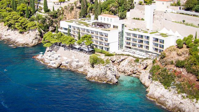 Villa Dubrovnik perches on a headland in Dubrovnik.