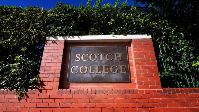 Principal Dr Scott Marsh says ‘all students are welcome at Scotch, to thrive in whatever role they wish to pursue and will be shown genuine love no matter their sexual orientation’. Picture: Tony Gough