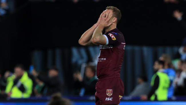 Daly Cherry-Evans sums it up for Queensland. Image: Adam Head