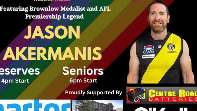 Jason Akermanis will play for South Mornington.