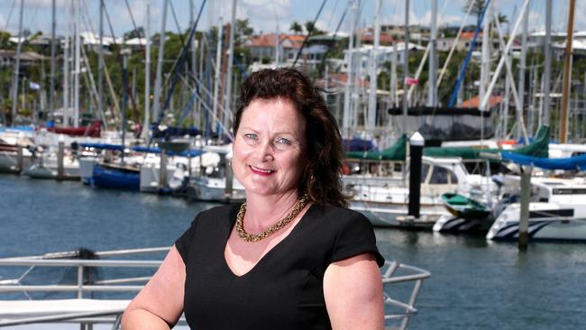 State Member for Lytton Joan Pease (ALP) at the Manly Harbour. Picture: Chris McCormack.