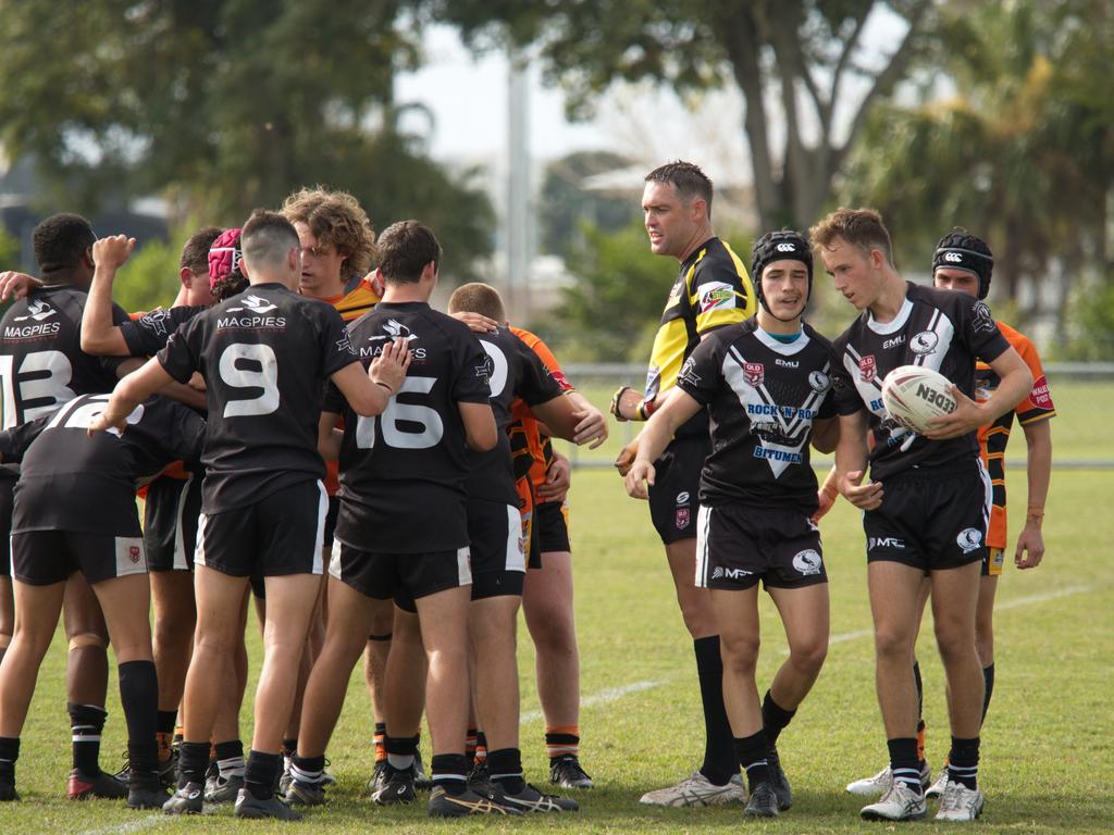 A referee was subjected to verbal abuse from a team trainer in the under-14s semi finals, August 21, 2021. Picture: Marty Strecker