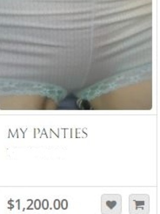 What is a website that sells used underwear or other women shock