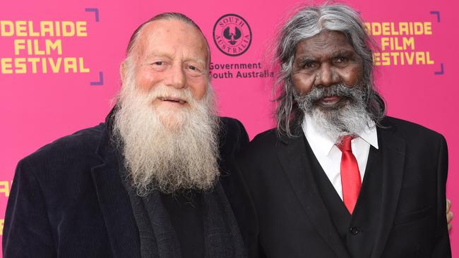 Jack Thompson (left) went bushy during lockdown. Picture: Naomi Jellicoe