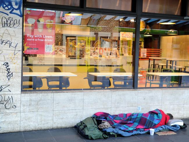 How is it then that we have more homeless people living on the streets than ever before? Picture: Andrew Henshaw