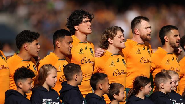 The Wallabies named their team to take on South Africa. Picture: Cameron Spencer/Getty