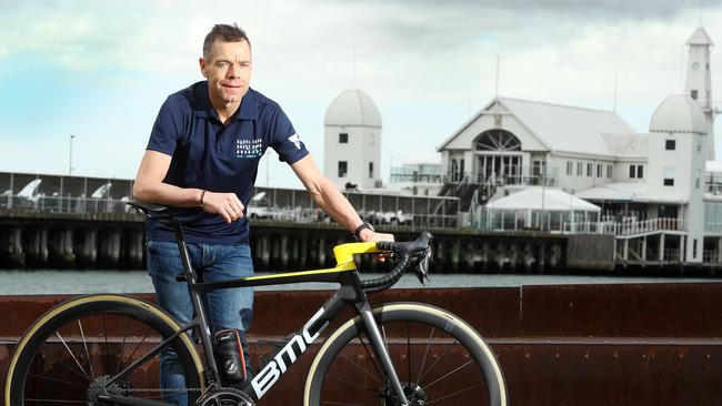 Cadel Evans ahead of the cycling event named in his honour. Picture: Alison Wynd