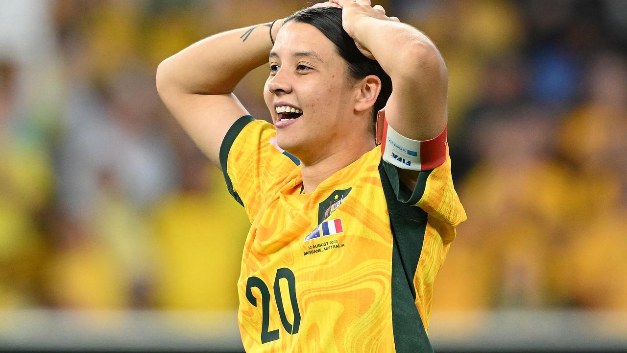 Sam Kerr is starting. Photo by Bradley Kanaris/Getty Images)