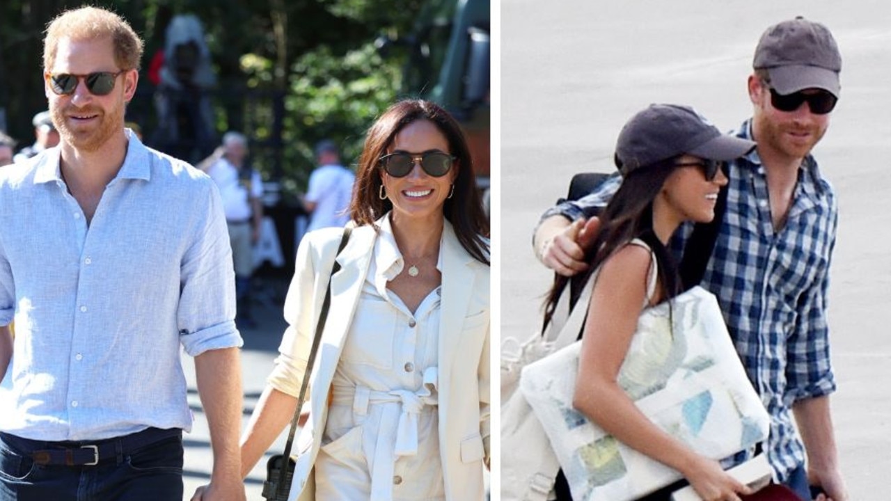 Prince Harry and Meghan Markle have been spotted on a luxury holiday. Picture: Chris Jackson/Getty Images; News Licensing/MEGA/TheMegaAgency.com