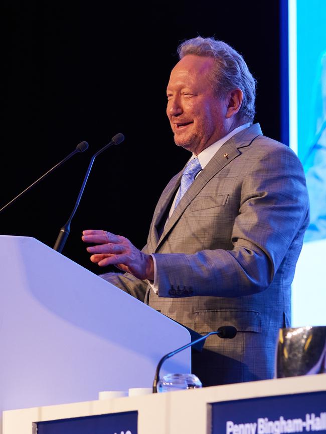 Fortescue executive chairman Dr Andrew Forrest.