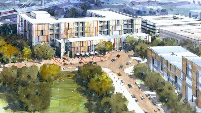 Artist impressions of the Rouse Hill Hospital