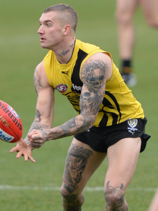 Dustin Martin at Richmond training.