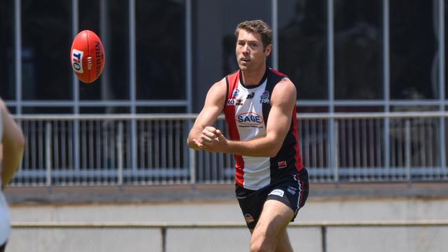 Matt Dennis isa clear standout for Southern Districts when he plays. Picture: Tymunna Clements / AFLNT Media