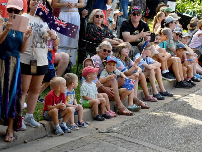 Anzac Day 2025. Strand parade in Townsville. Picture: Evan Morgan