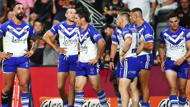 The Bulldogs have only notched one win this season. Picture: Mark Metcalfe/Getty Images