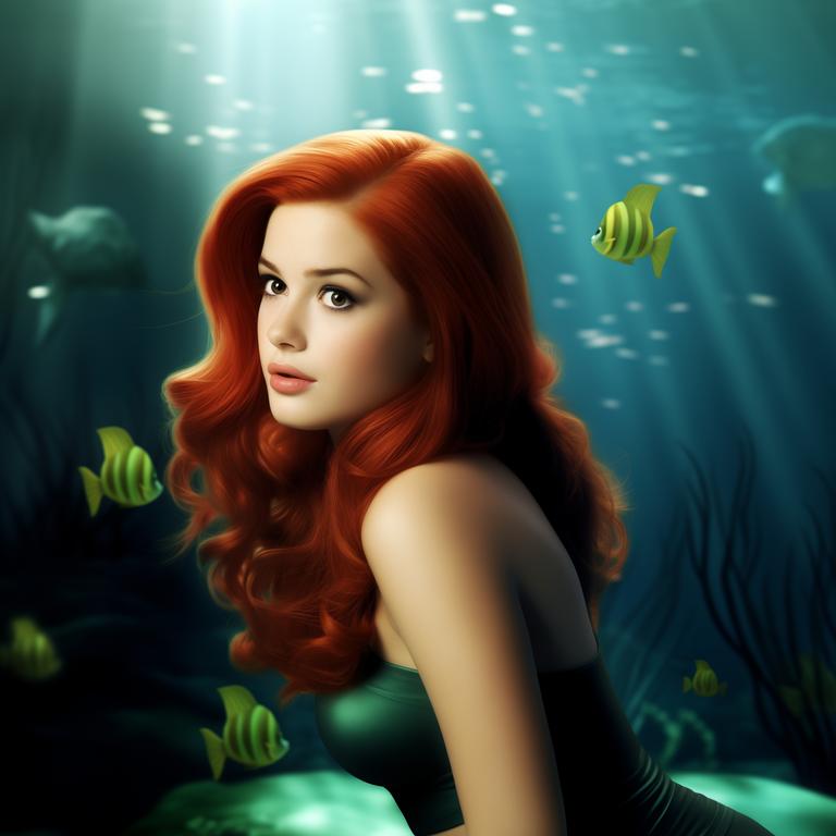 Isla Fisher dives deep into character as Ariel from The Little Mermaid.
