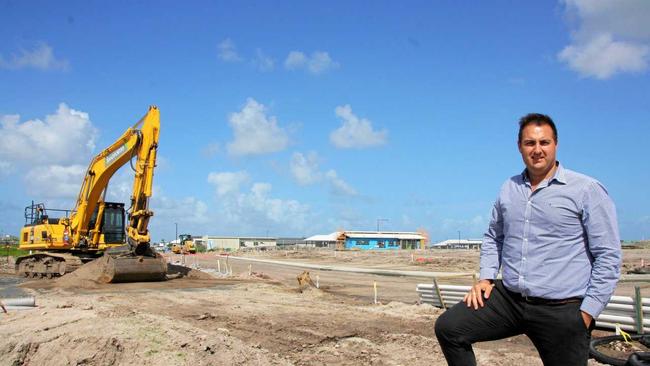 AVID Property Group's Anthony Demiris on site at Harmony, Palmview. Picture: Erle Levey