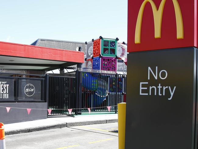 Workers at the Mcdonald's in Labrador. Picture: Tertius Pickard