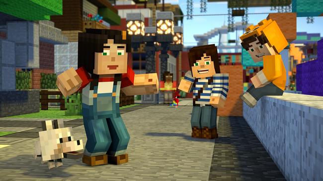 A screenshot from the Minecraft game. Picture: Telltale Games