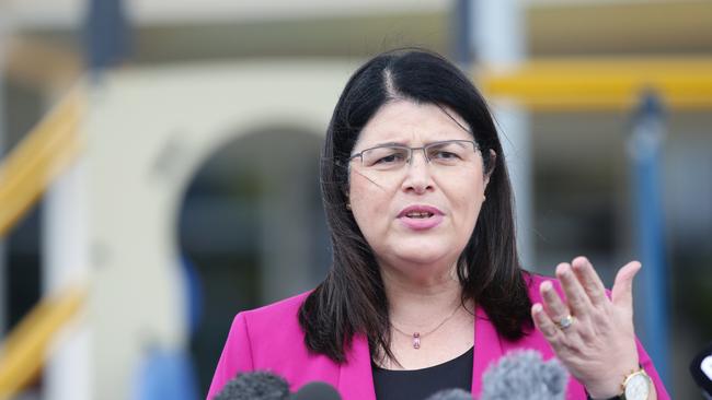 Education Minister Grace Grace says Queensland teachers ‘most definitely’ deserve a pay rise. Picture: AAP/ Ric Frearson