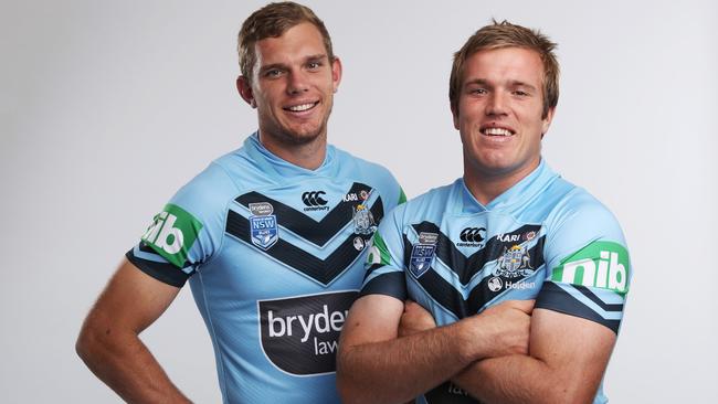 Jake and Tom Trbojevic are the eighth pair of brothers to play for the Blues. Picture. Phil Hillyard