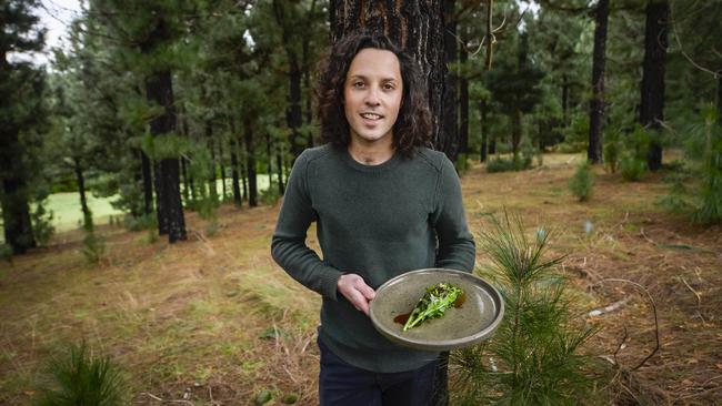 Chef Kane Pollard launches Place in spring, which will take diners to locations such as Kuitpo Forest. Picture: Roy VanDerVegt