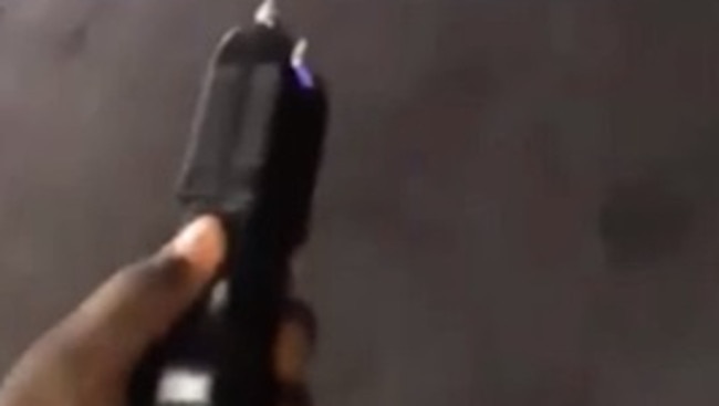 Video has emerged showing young thugs in Melbourne using stun guns.