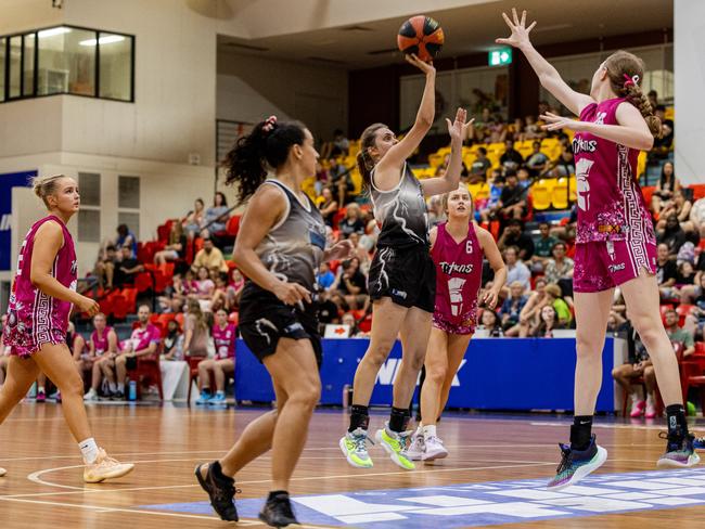 Action shots from the women's and men's Darwin Basketball League Championship grand finals 2024-25. Picture: Pema Tamang Pakhrin