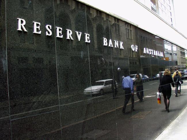 The Reserve Bank of Australia building in Sydney’s Martin Place.