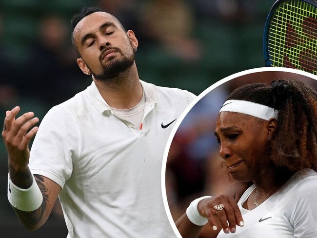 Kyrgios victim of crazy rule as Serena left in tears