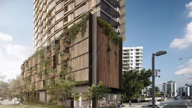 The tower is planned for the old Swingin' Safari site in Surfers Paradise.