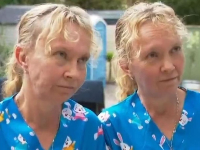 The duo went viral over a synchronised news interview earlier this year. Picture: 7NEWS QLD