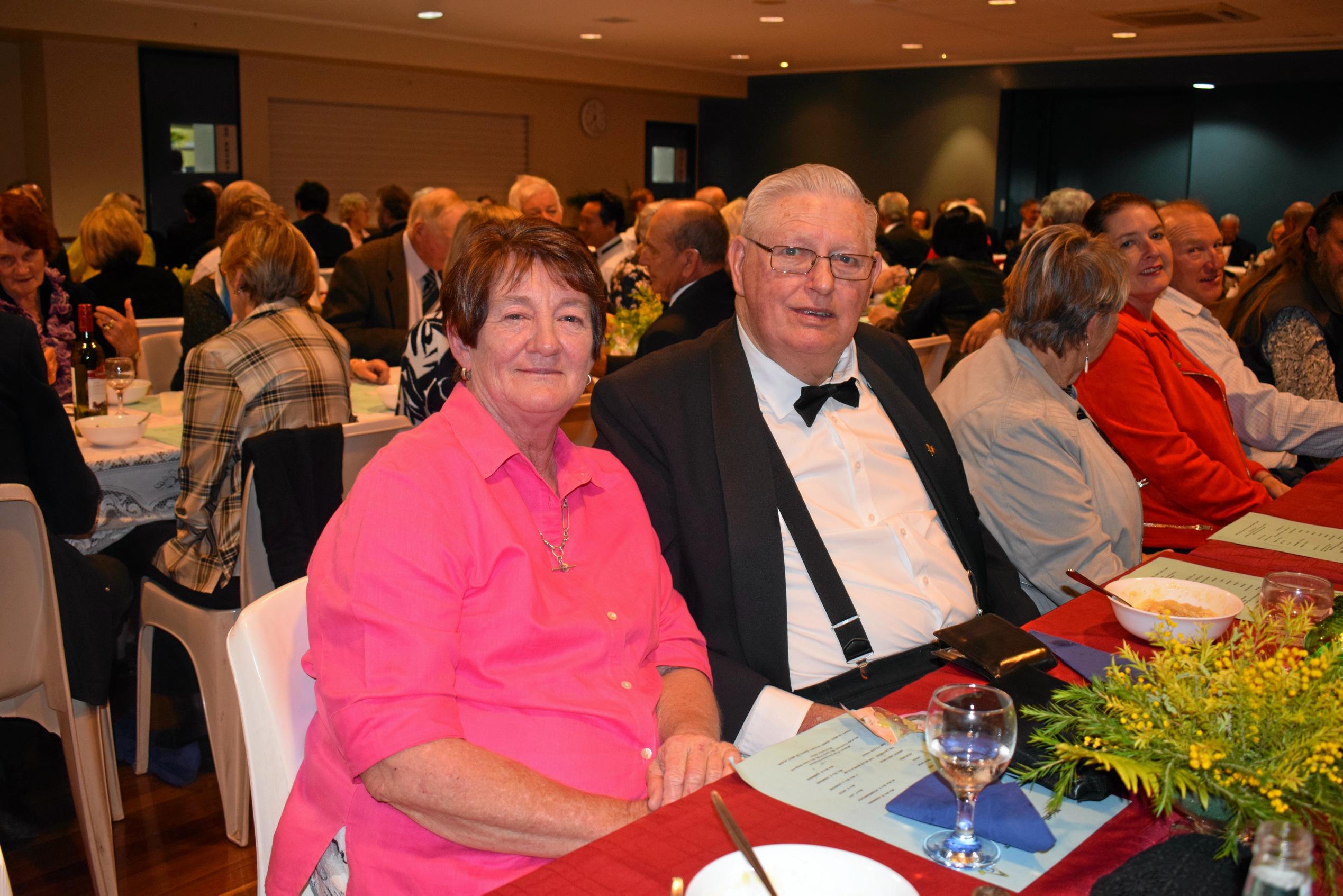 Judi and Earl Wallis from Miles at the Murilla Masonic Lodge 100th Birthday banquet. Picture: Kate McCormack