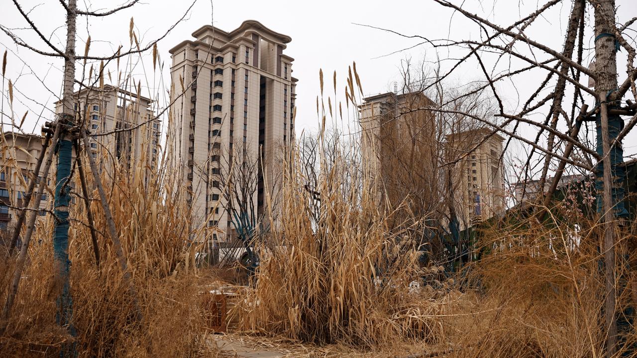 Around 90 million apartments are unoccupied and incomplete in China. Picture: Reuters/Tingshu Wang