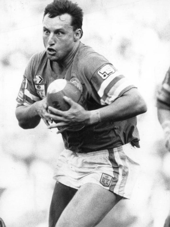 Laurie Daley during the glory years of his stellar career at the Canberra Raiders. Picture: News Corp