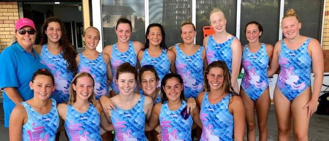 Mermaids water polo club under 18s who won.