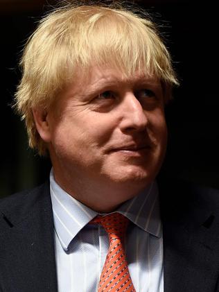 British Foreign Secretary Boris Johnson says Syria’s future can’t include Bashar al-Assad. Picture: AFP/John Thys