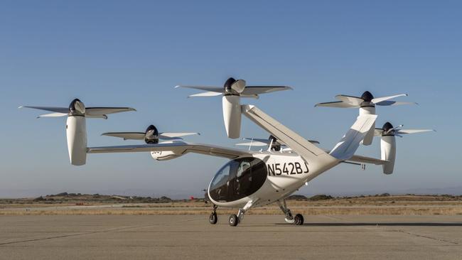 One of the Joby electric air taxis. Picture: Supplied