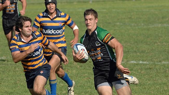 Penrith Emus against Sydney University (stripes) last season.