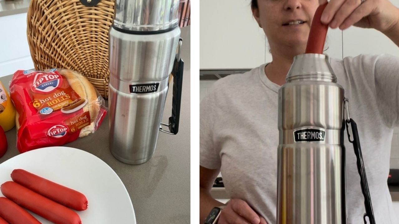 The hot dog thermos hack that people will love for the beach or picnic