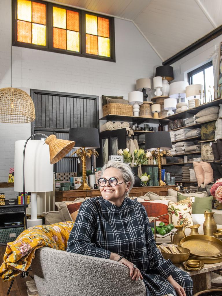 Melissa Wilson is the owner of Stuff Design at the Nolan's Block in Crows Nest. Friday, September 23, 2022. Picture: Nev Madsen.