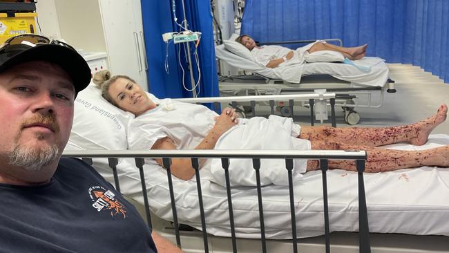 Elmarie Steenberg and Marle Swart recovering in hospital.